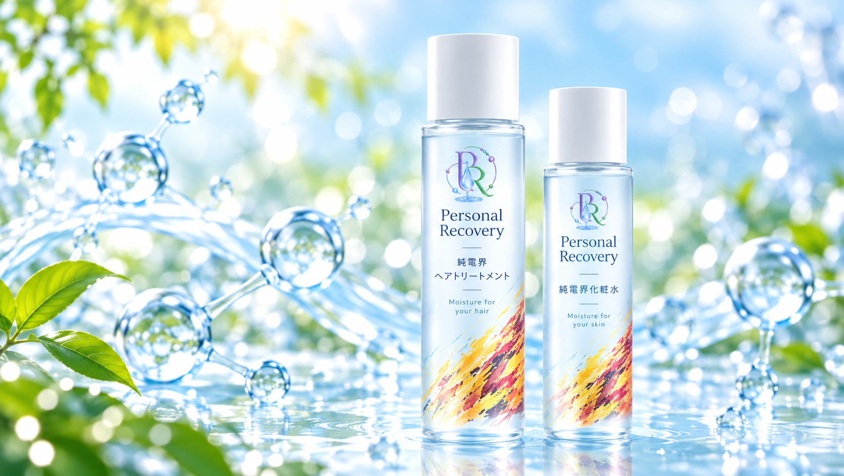 Personal Recovery 純電界化粧水・純電界ヘアトリートメント
